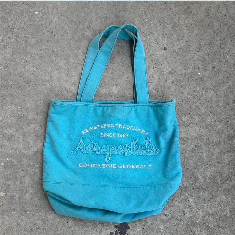 Aeropostale Teal Tote Bag